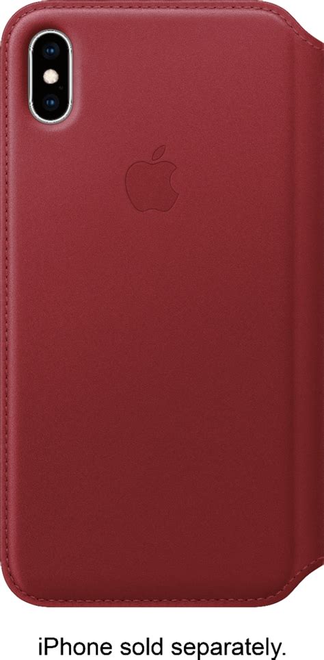 Apple iPhone Xs Max Leather Folio .